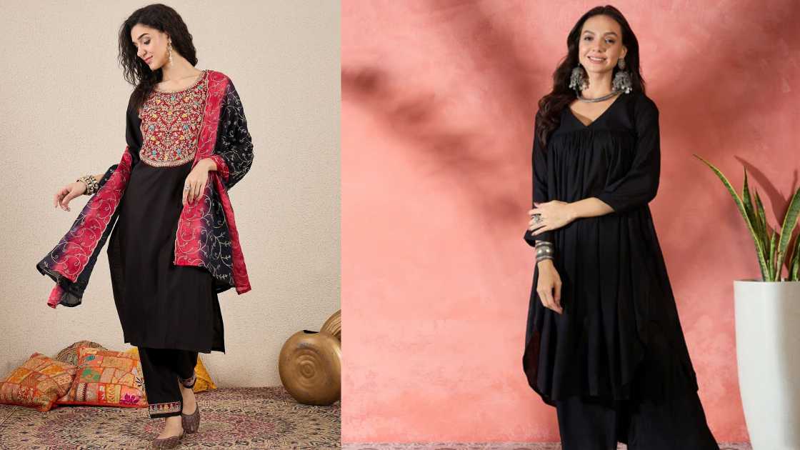 What To Avoid With Black Kurta