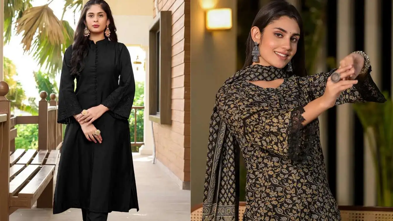 Black Kurta Outfit Ideas For Women